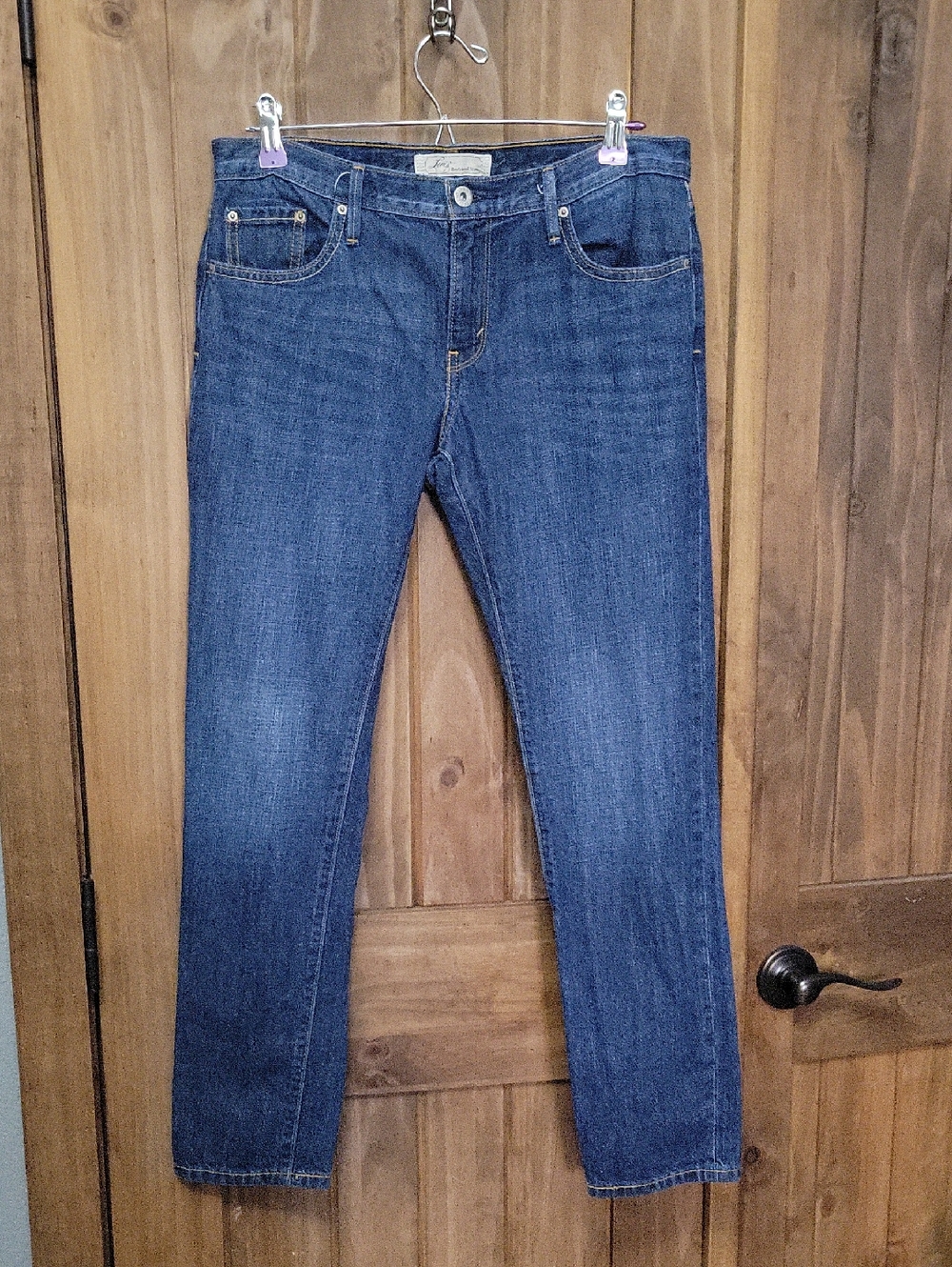 Classic Dark Blue Straight Jeans